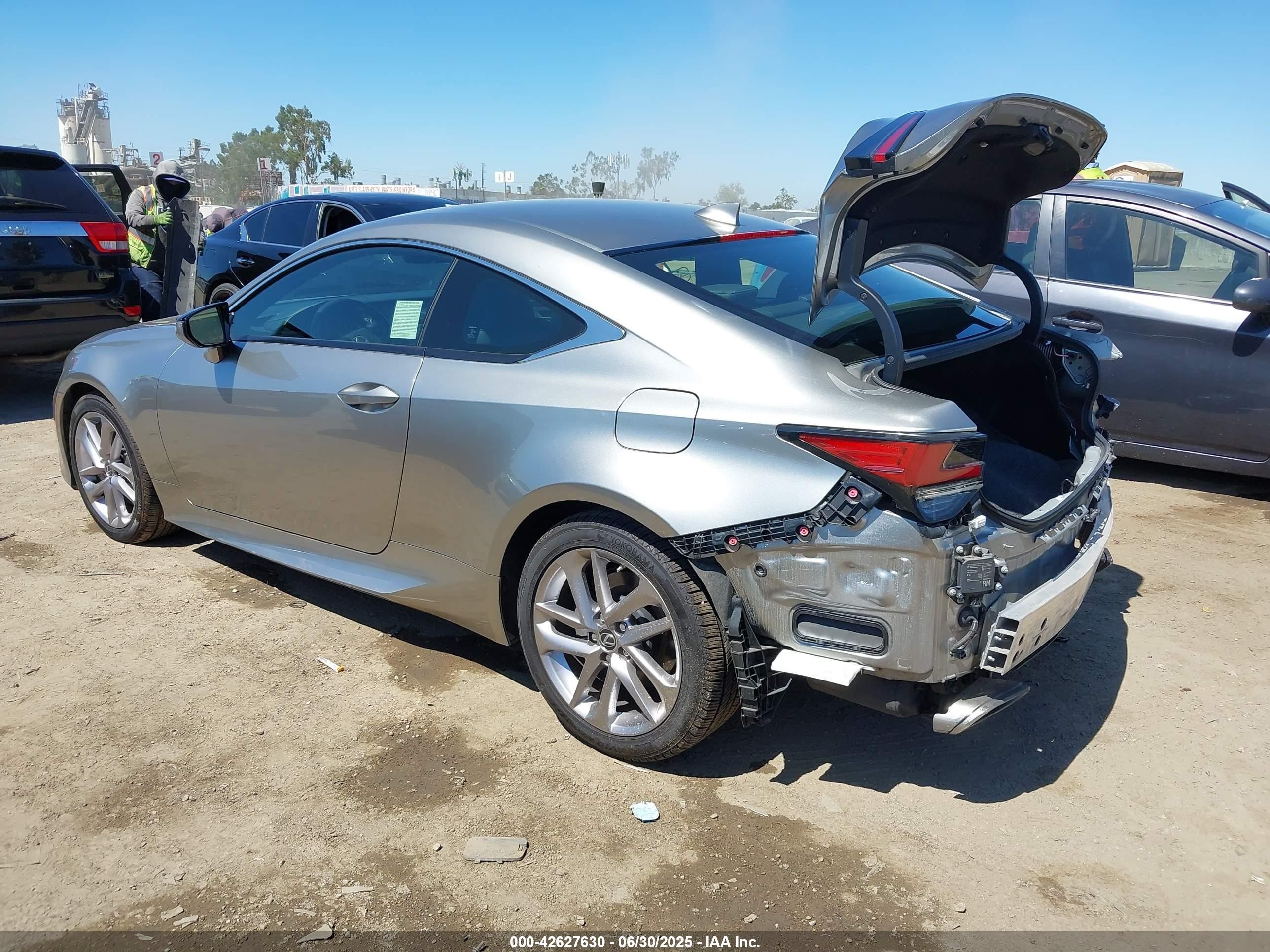 2019 Lexus Rc 300   Gray vin: JTHHA5BC7K5009271