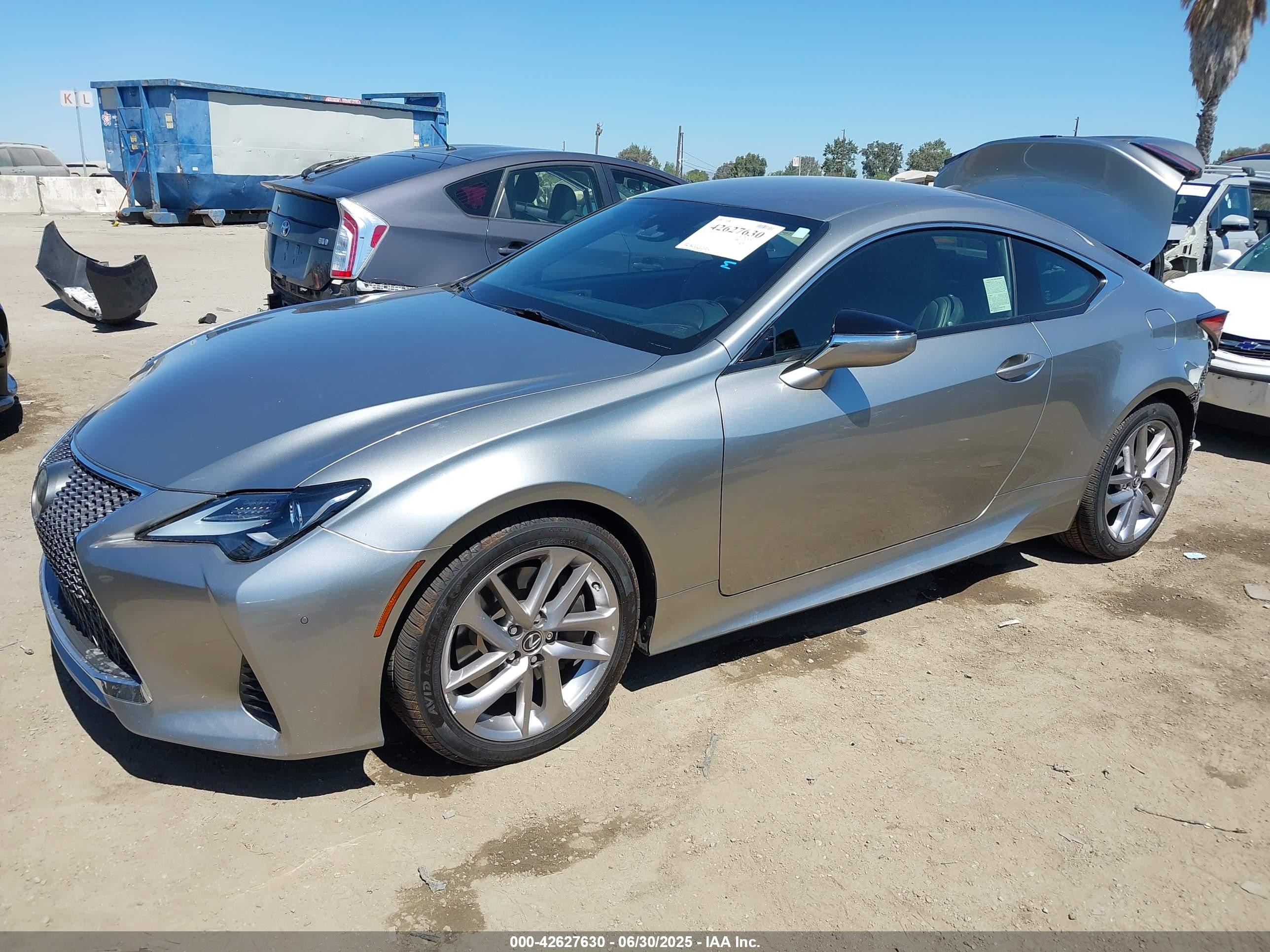 2019 Lexus Rc 300   Gray vin: JTHHA5BC7K5009271
