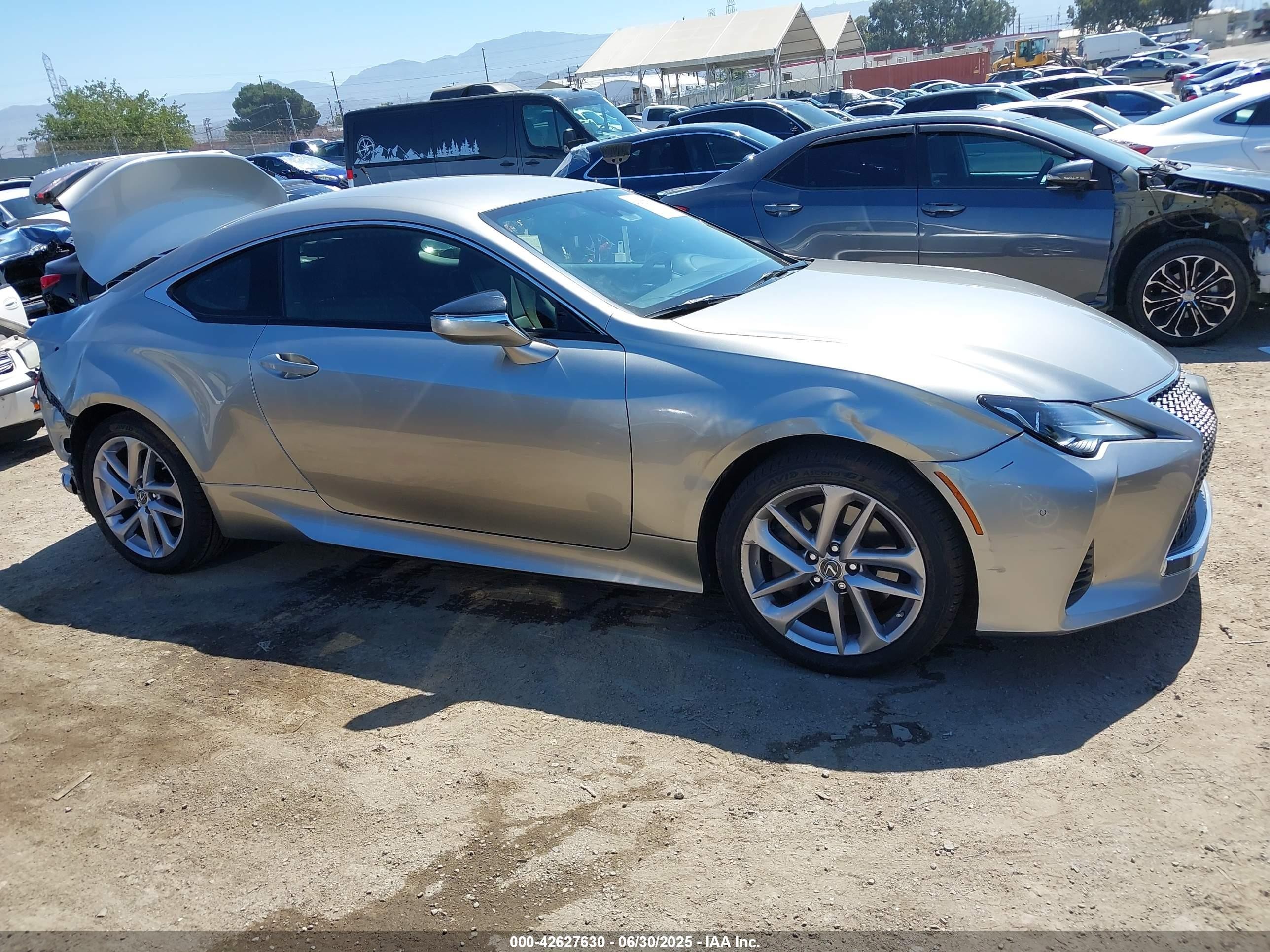 2019 Lexus Rc 300   Gray vin: JTHHA5BC7K5009271