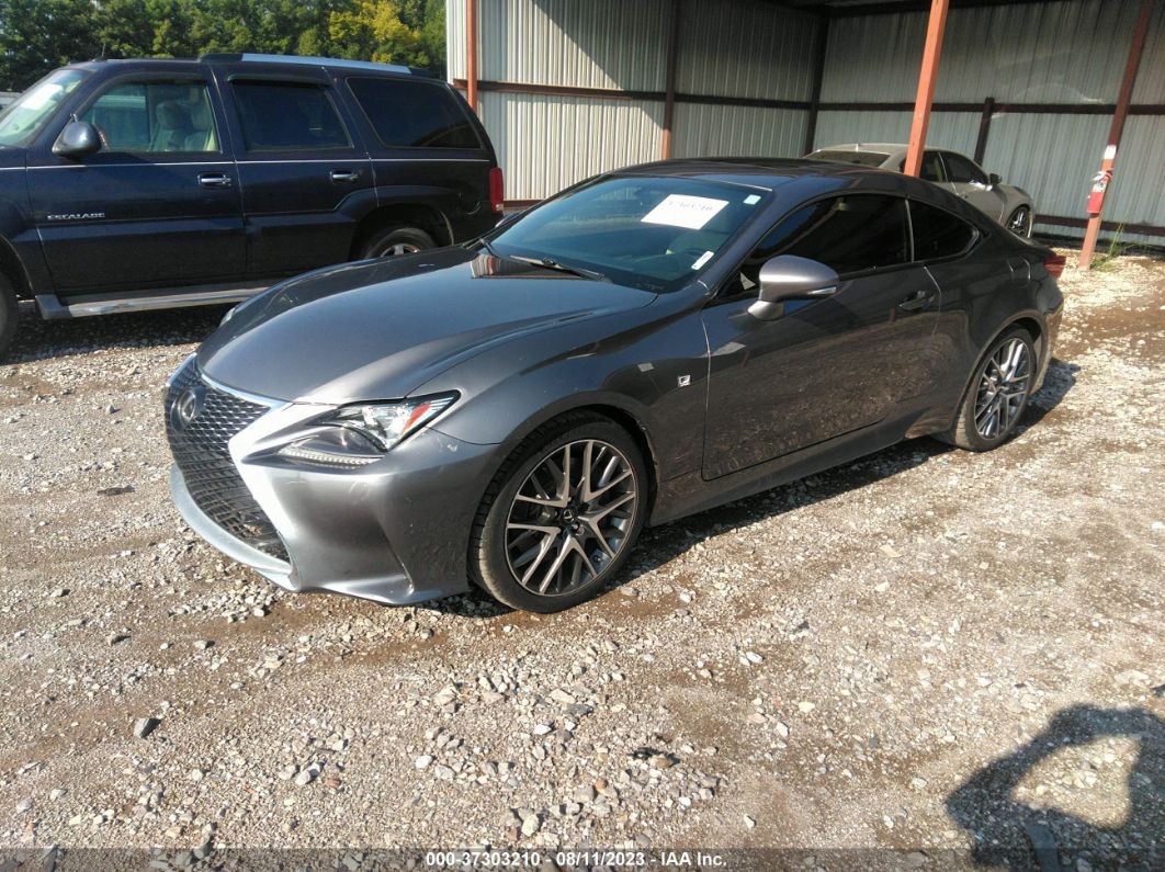 2016 Lexus Rc 200t   Gray vin: JTHHA5BCXG5002080