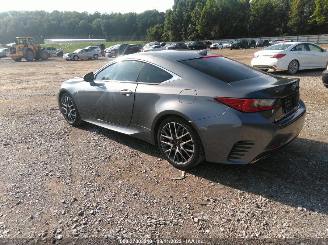 2016 Lexus Rc 200t   Gray vin: JTHHA5BCXG5002080