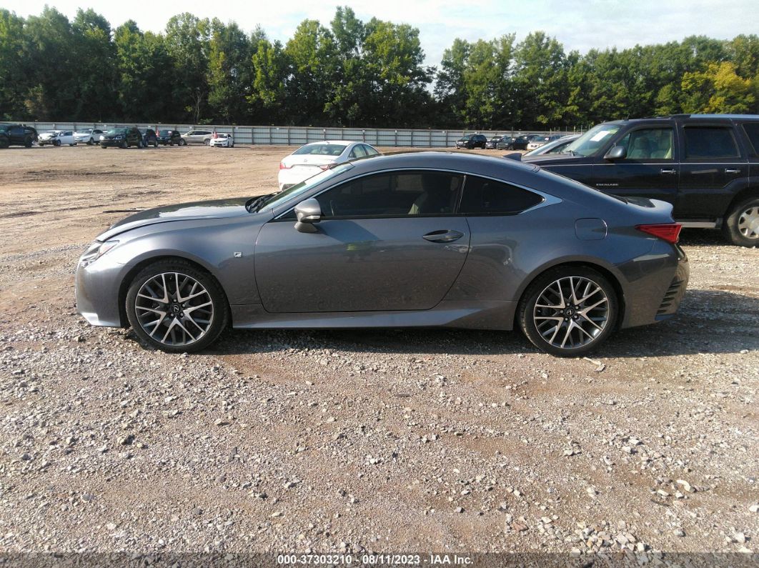 2016 Lexus Rc 200t   Gray vin: JTHHA5BCXG5002080