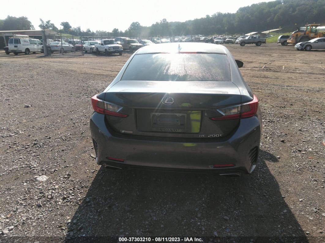 2016 Lexus Rc 200t   Gray vin: JTHHA5BCXG5002080