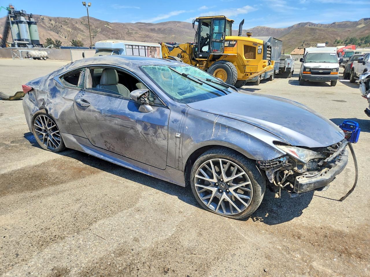 2016 Lexus Rc 200t Gray vin: JTHHA5BCXG5002080
