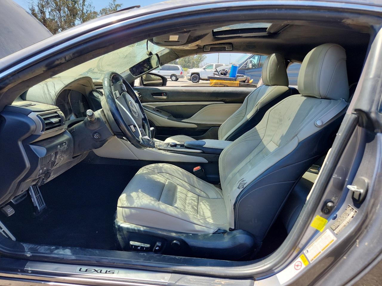 2016 Lexus Rc 200t Gray vin: JTHHA5BCXG5002080