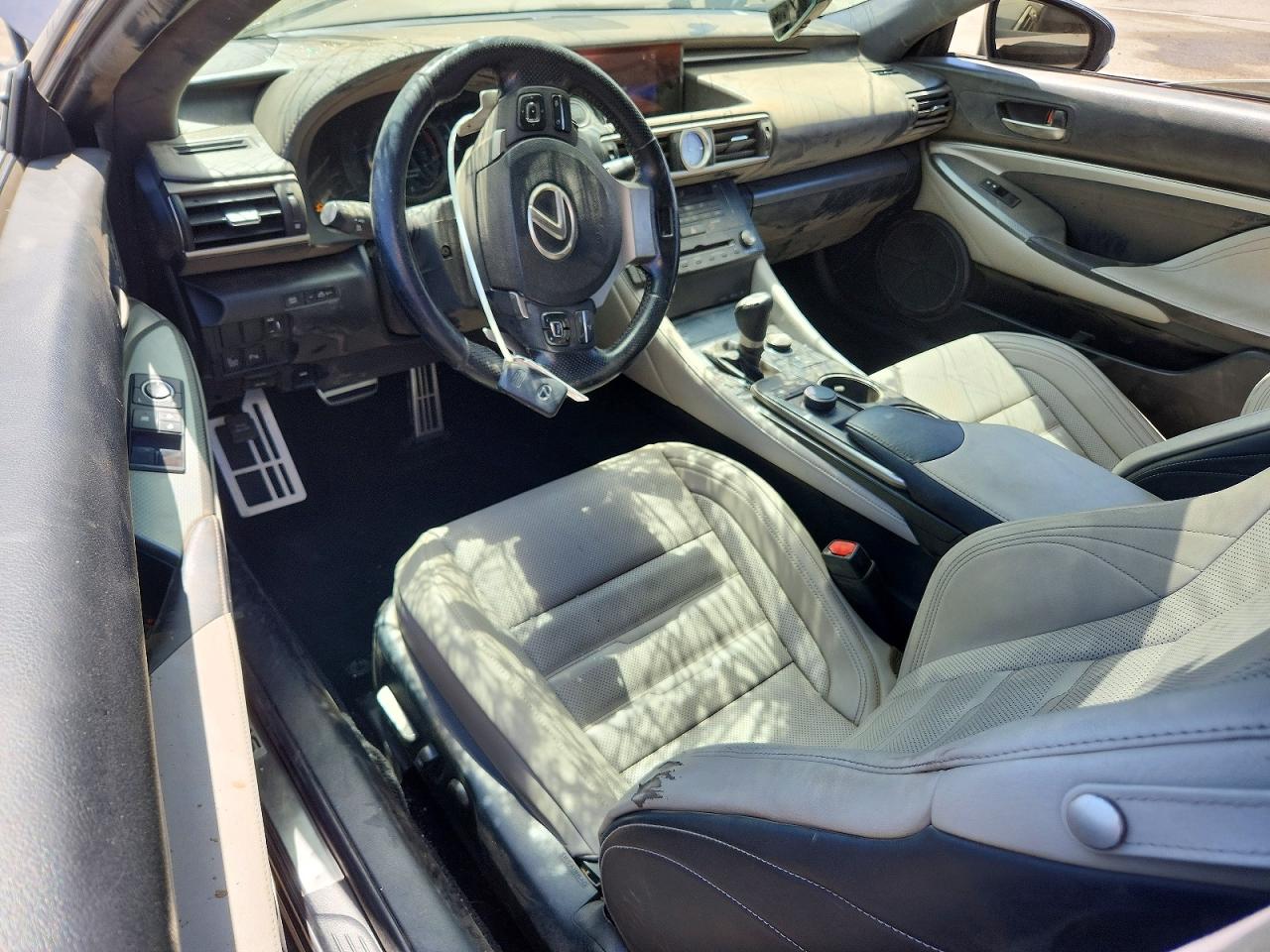 2016 Lexus Rc 200t Gray vin: JTHHA5BCXG5002080