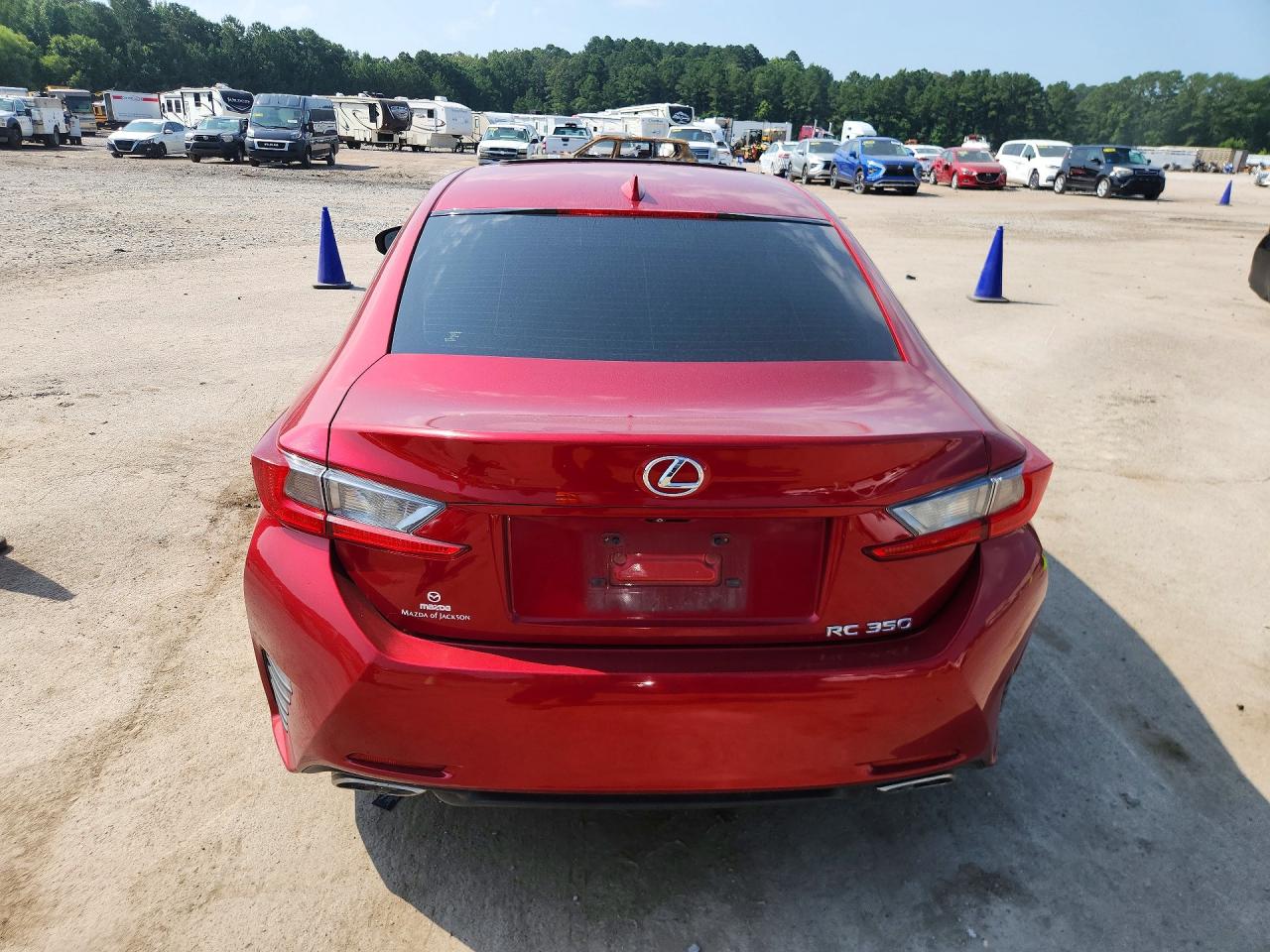 2015 Lexus Rc 350 Красный vin: JTHHE5BC0F5000289