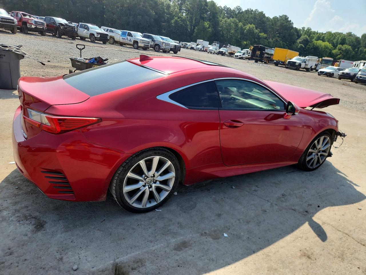 2015 Lexus Rc 350 Красный vin: JTHHE5BC0F5000289