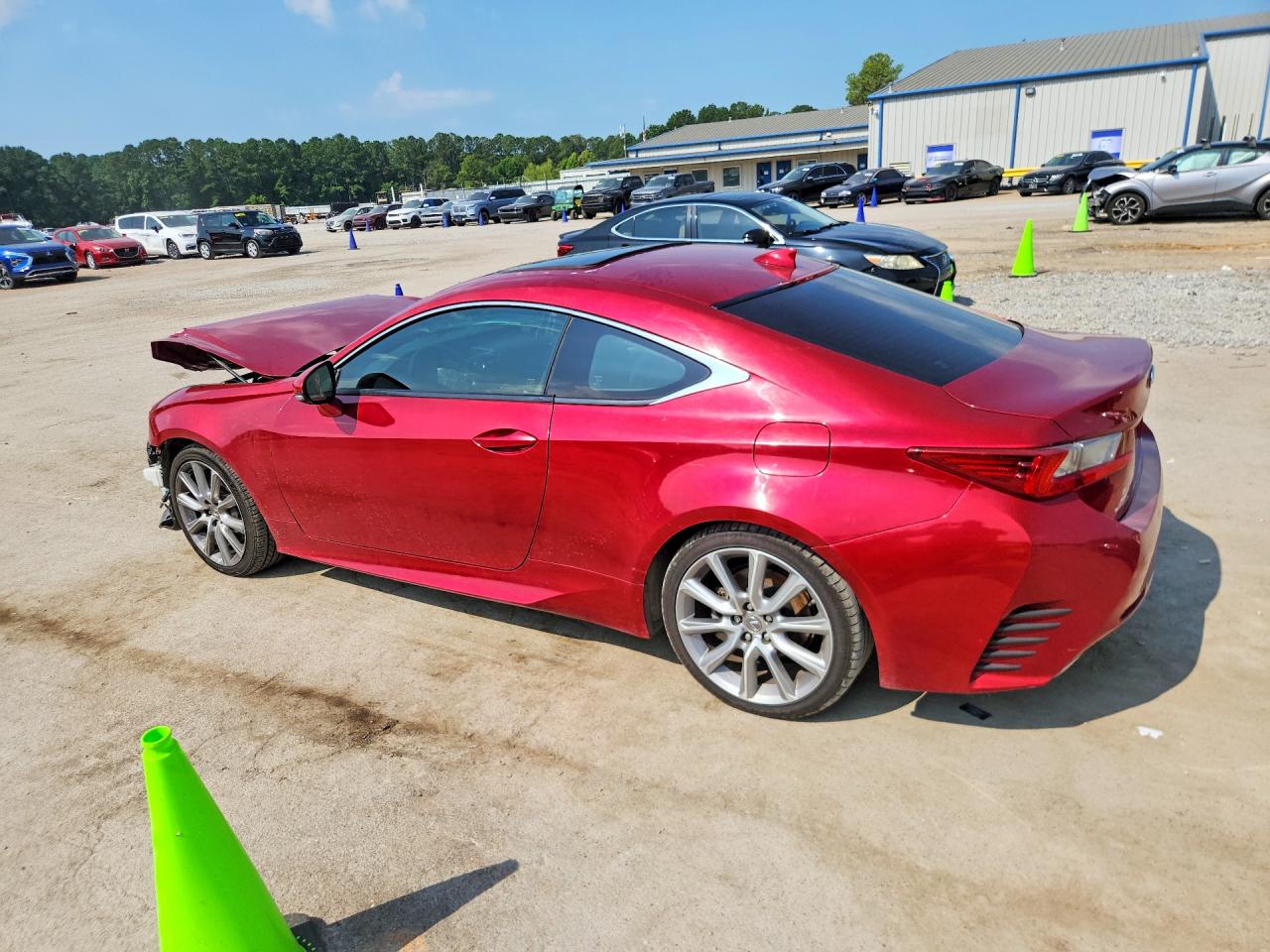 2015 Lexus Rc 350 Красный vin: JTHHE5BC0F5000289