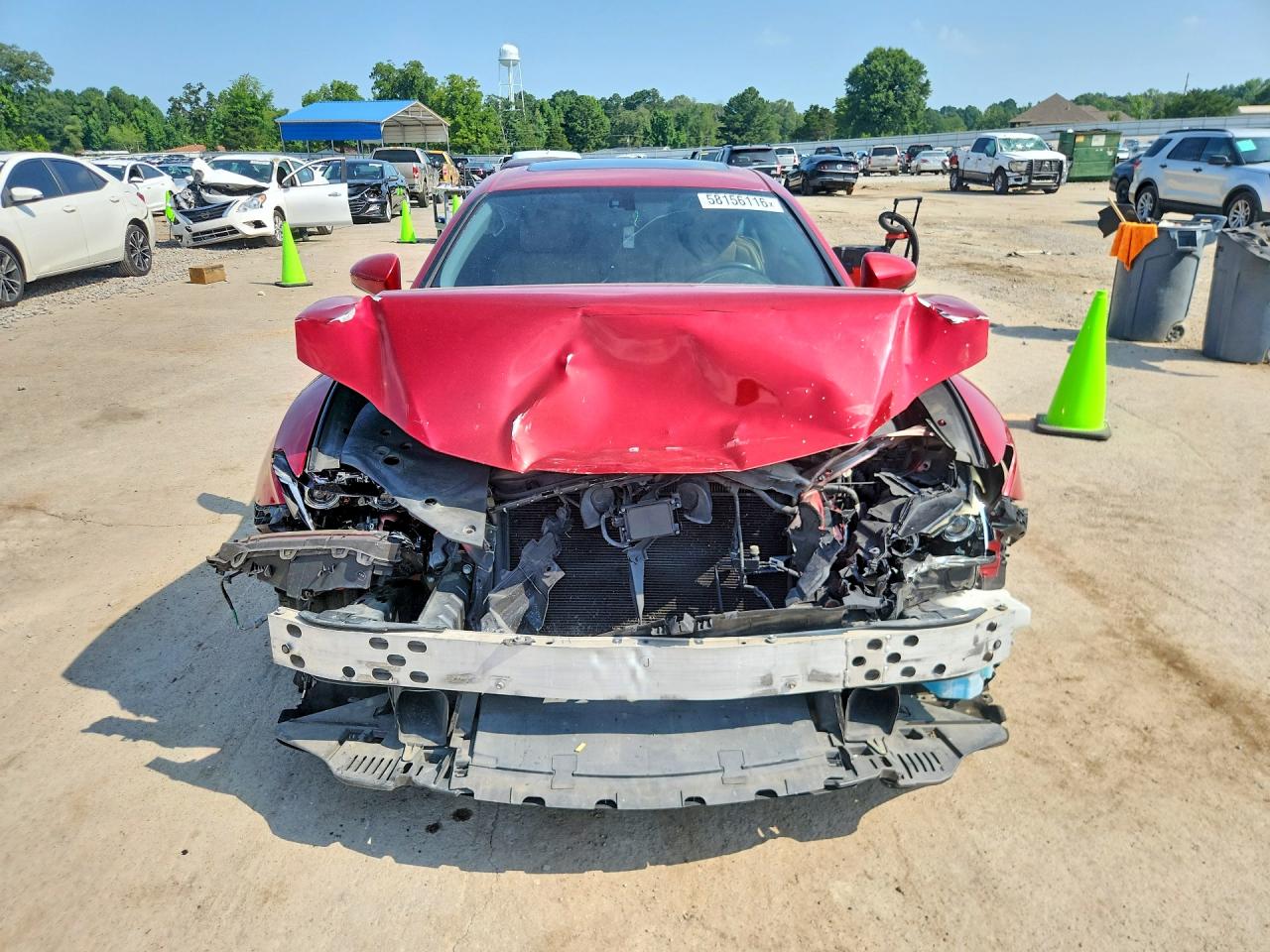 2015 Lexus Rc 350 Красный vin: JTHHE5BC0F5000289