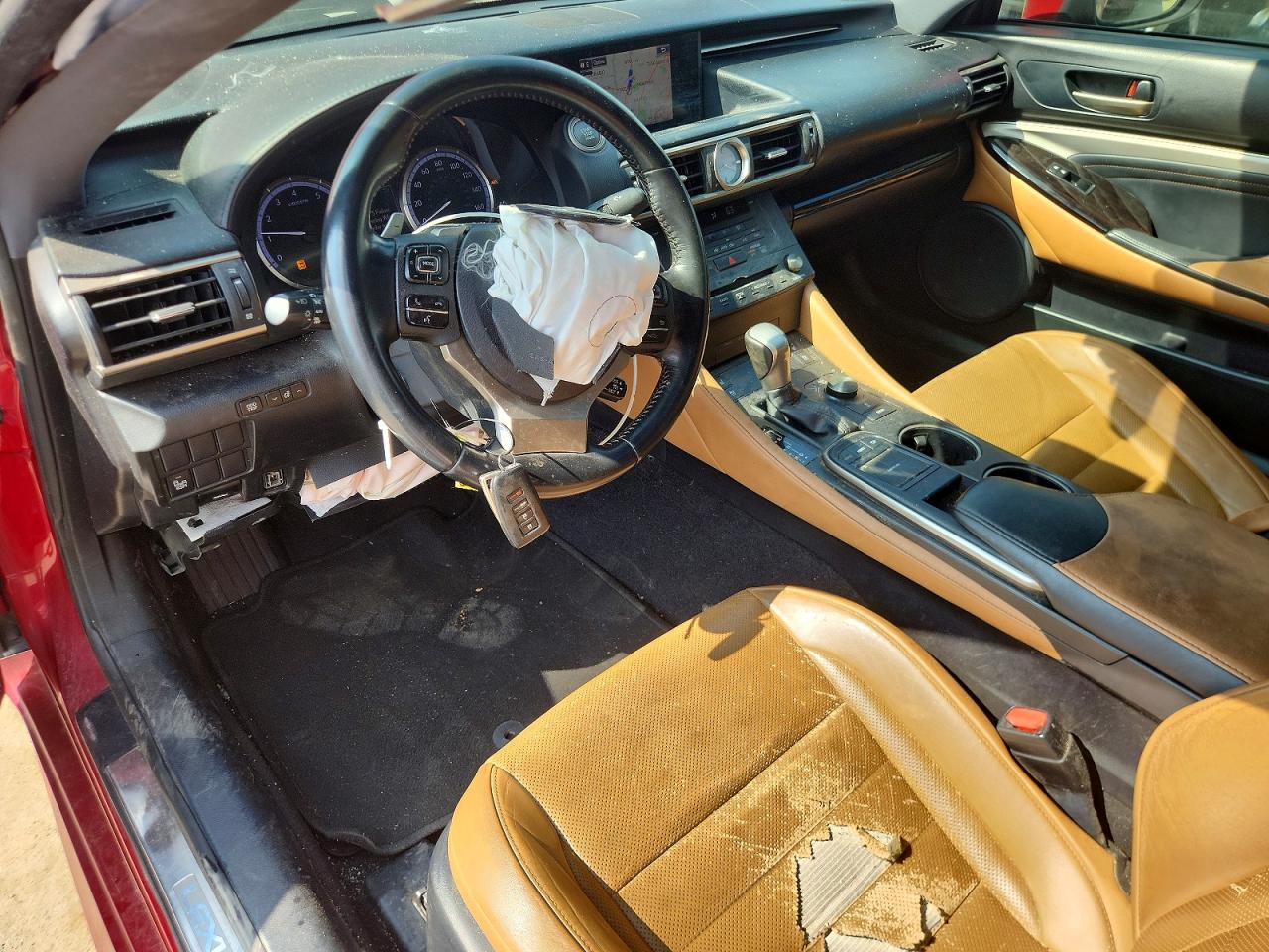 2015 Lexus Rc 350 Красный vin: JTHHE5BC0F5000289
