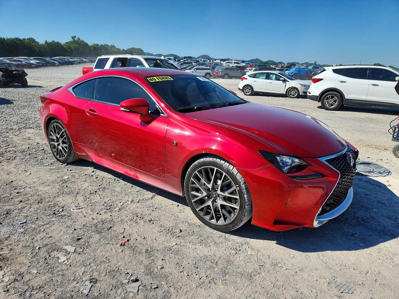 2015 Lexus Rc 350 Red vin: JTHHE5BC0F5005735