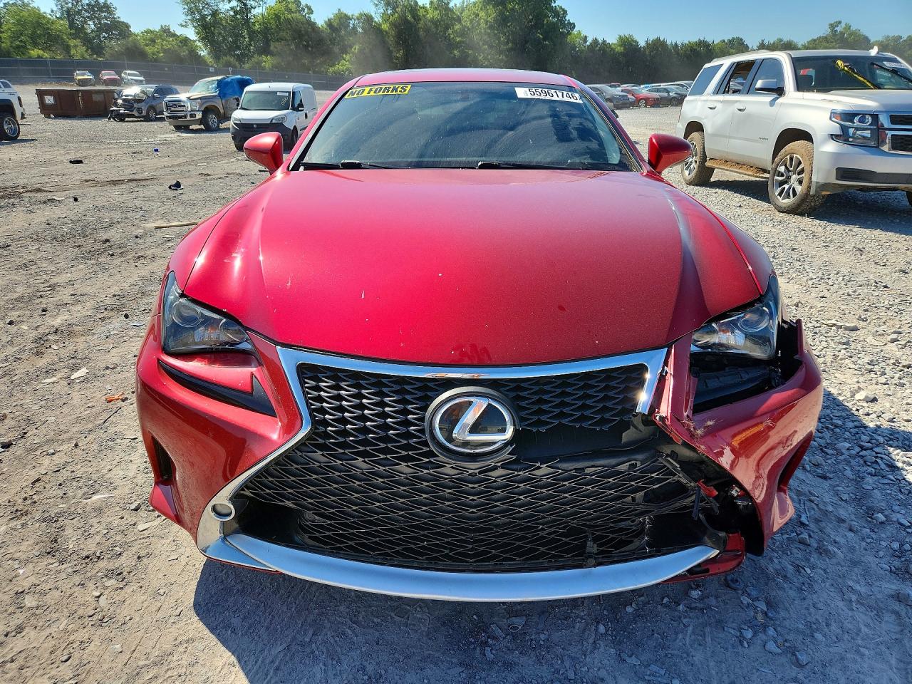 2015 Lexus Rc 350 Red vin: JTHHE5BC0F5005735
