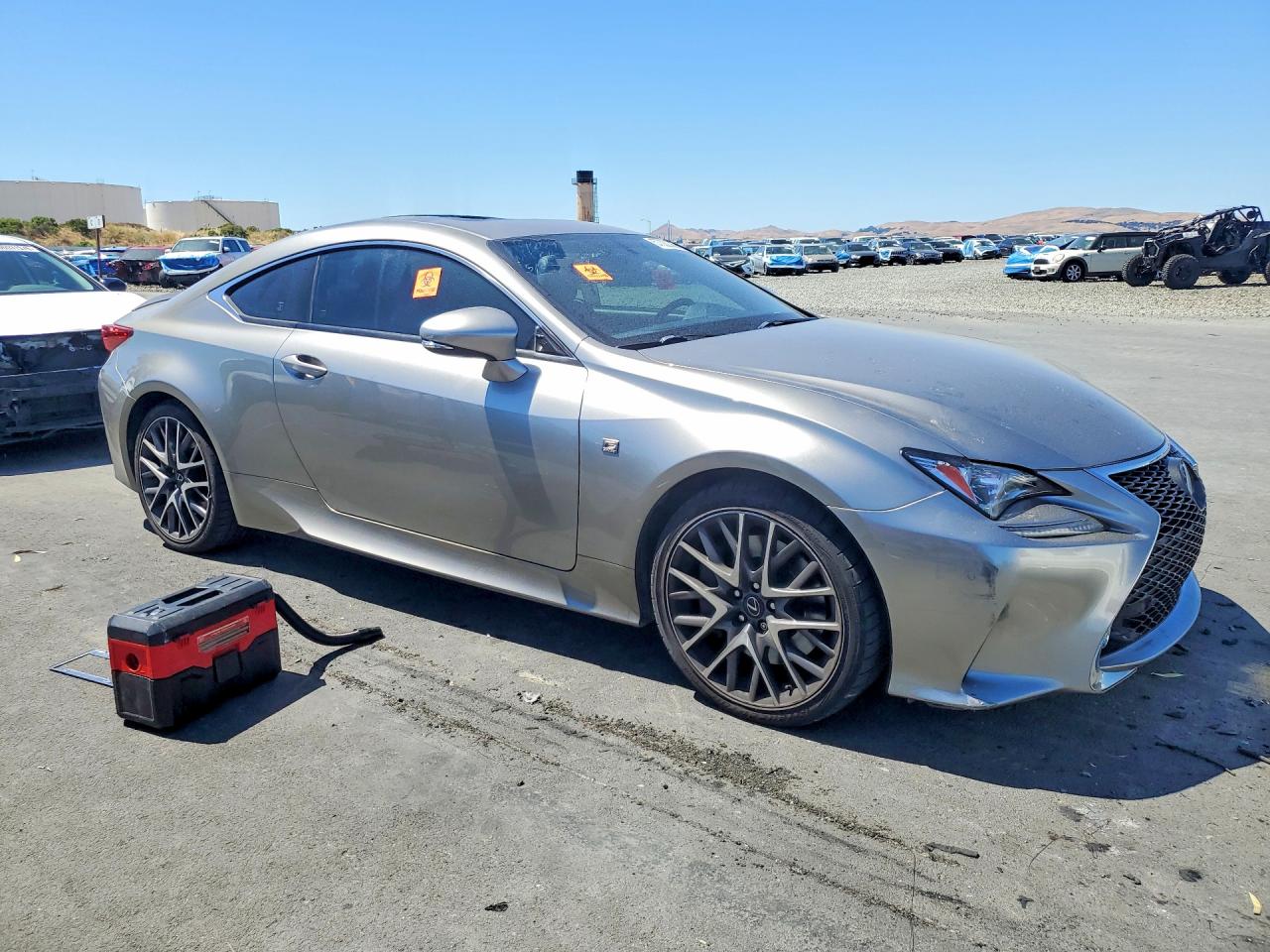 2015 Lexus Rc 350 Silver vin: JTHHE5BC0F5006268
