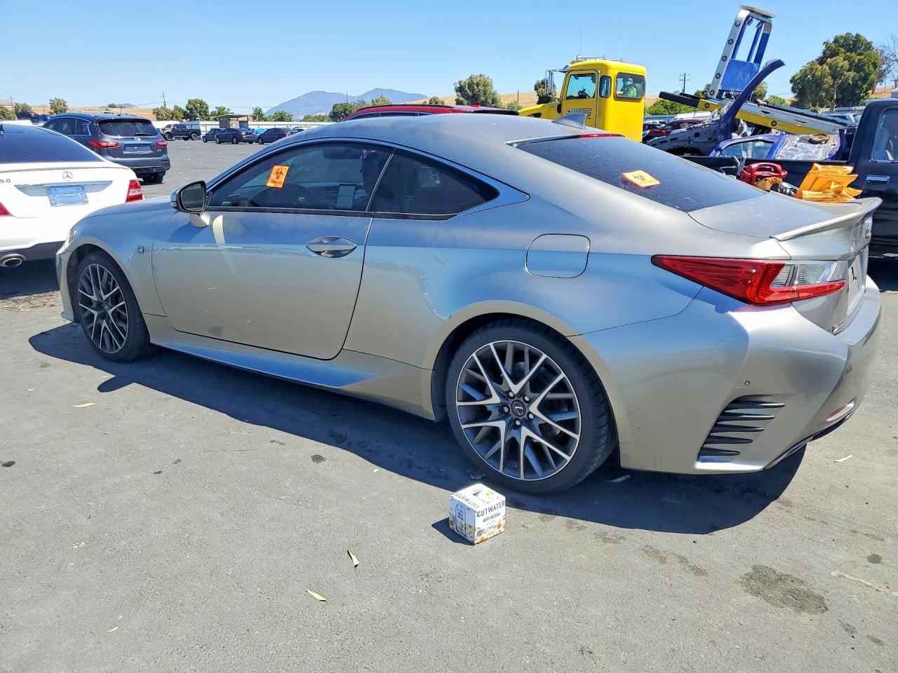 2015 Lexus Rc 350 Silver vin: JTHHE5BC0F5006268