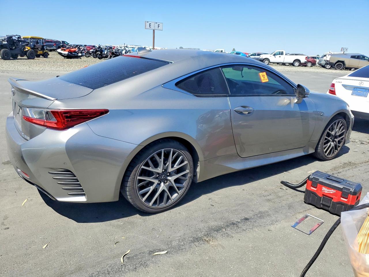 2015 Lexus Rc 350 Silver vin: JTHHE5BC0F5006268