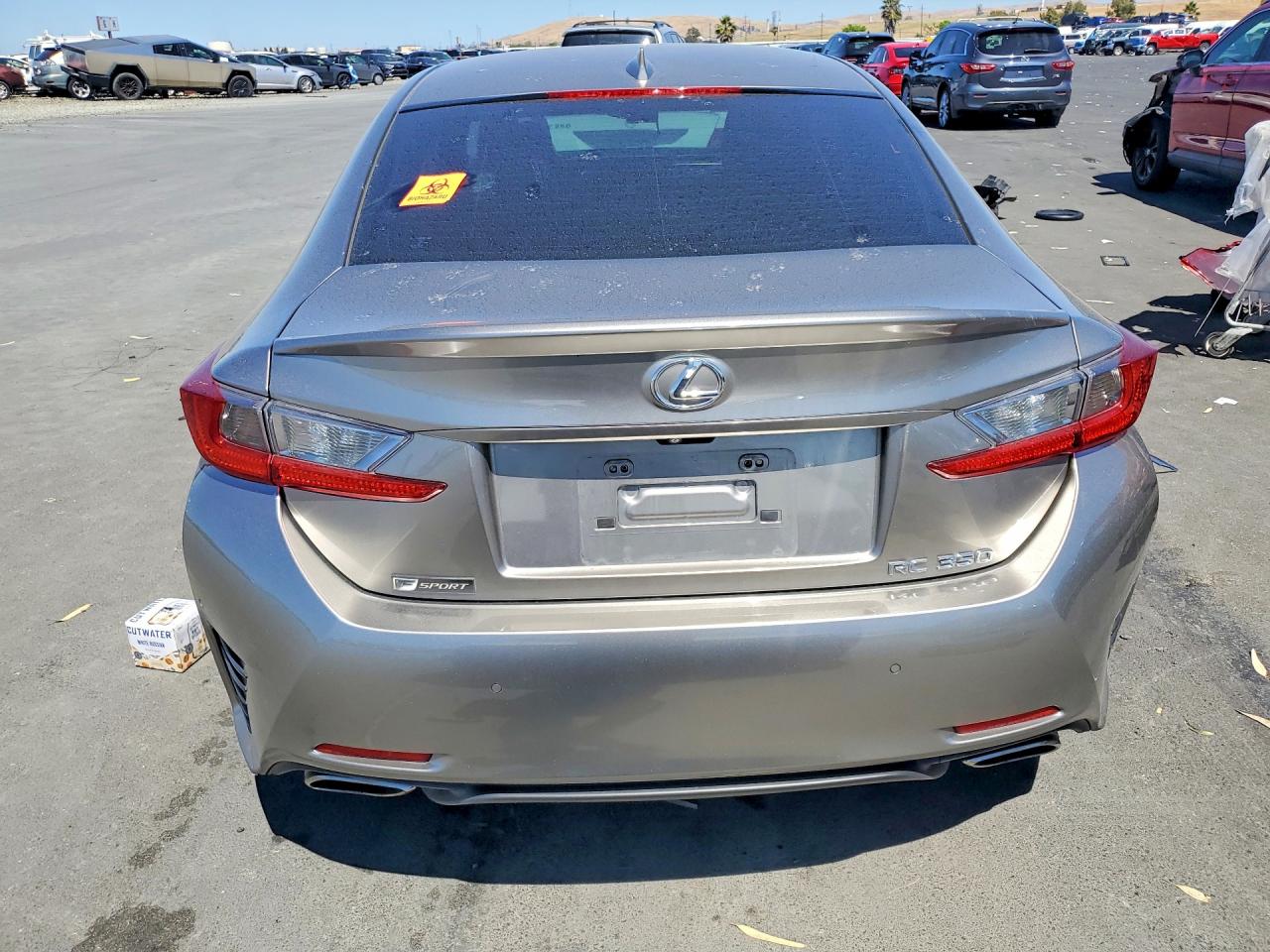2015 Lexus Rc 350 Silver vin: JTHHE5BC0F5006268