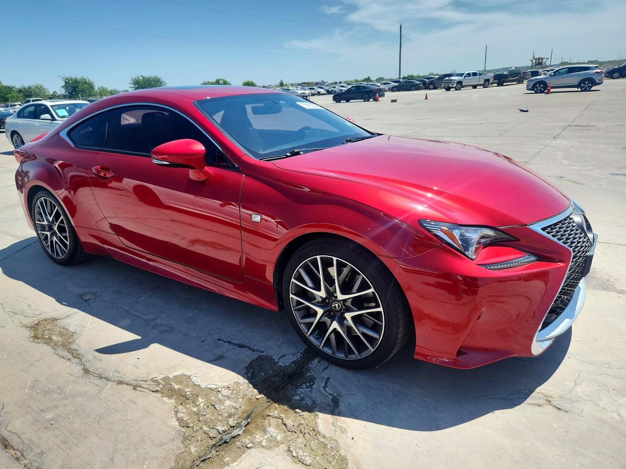 2015 Lexus Rc 350 Red vin: JTHHE5BC0F5006318