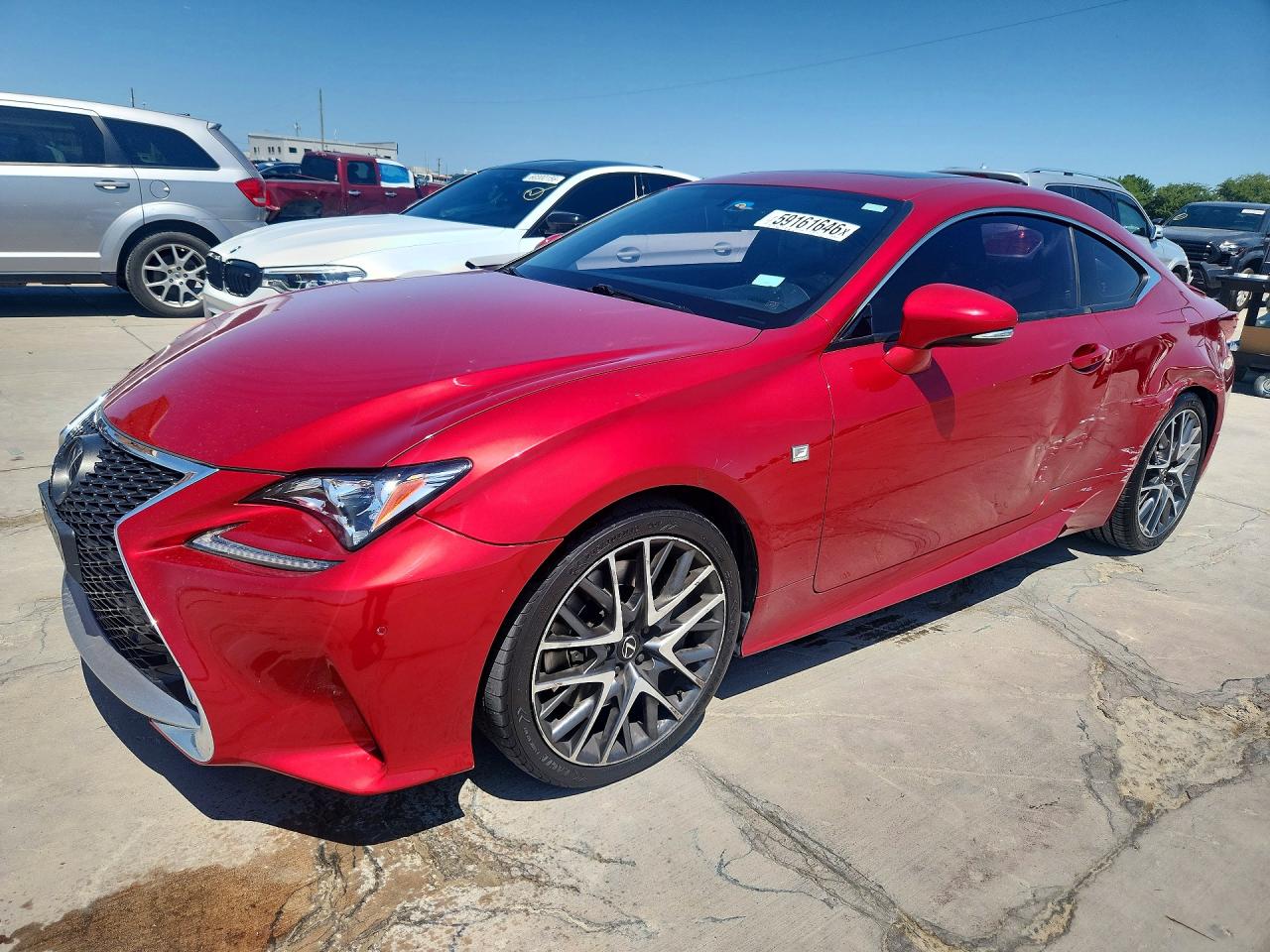2015 Lexus Rc 350 Red vin: JTHHE5BC0F5006318