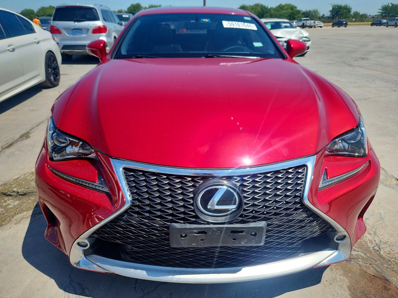 2015 Lexus Rc 350 Red vin: JTHHE5BC0F5006318