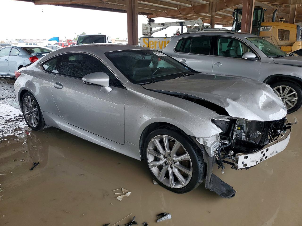 2015 Lexus Rc 350 Silver vin: JTHHE5BC0F5008134