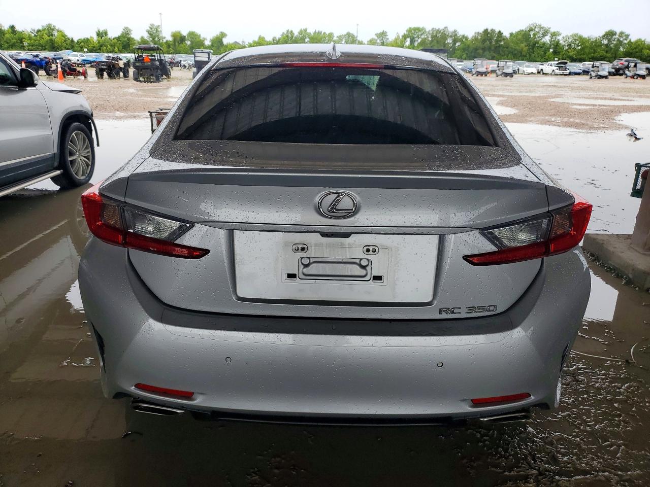2015 Lexus Rc 350 Silver vin: JTHHE5BC0F5008134