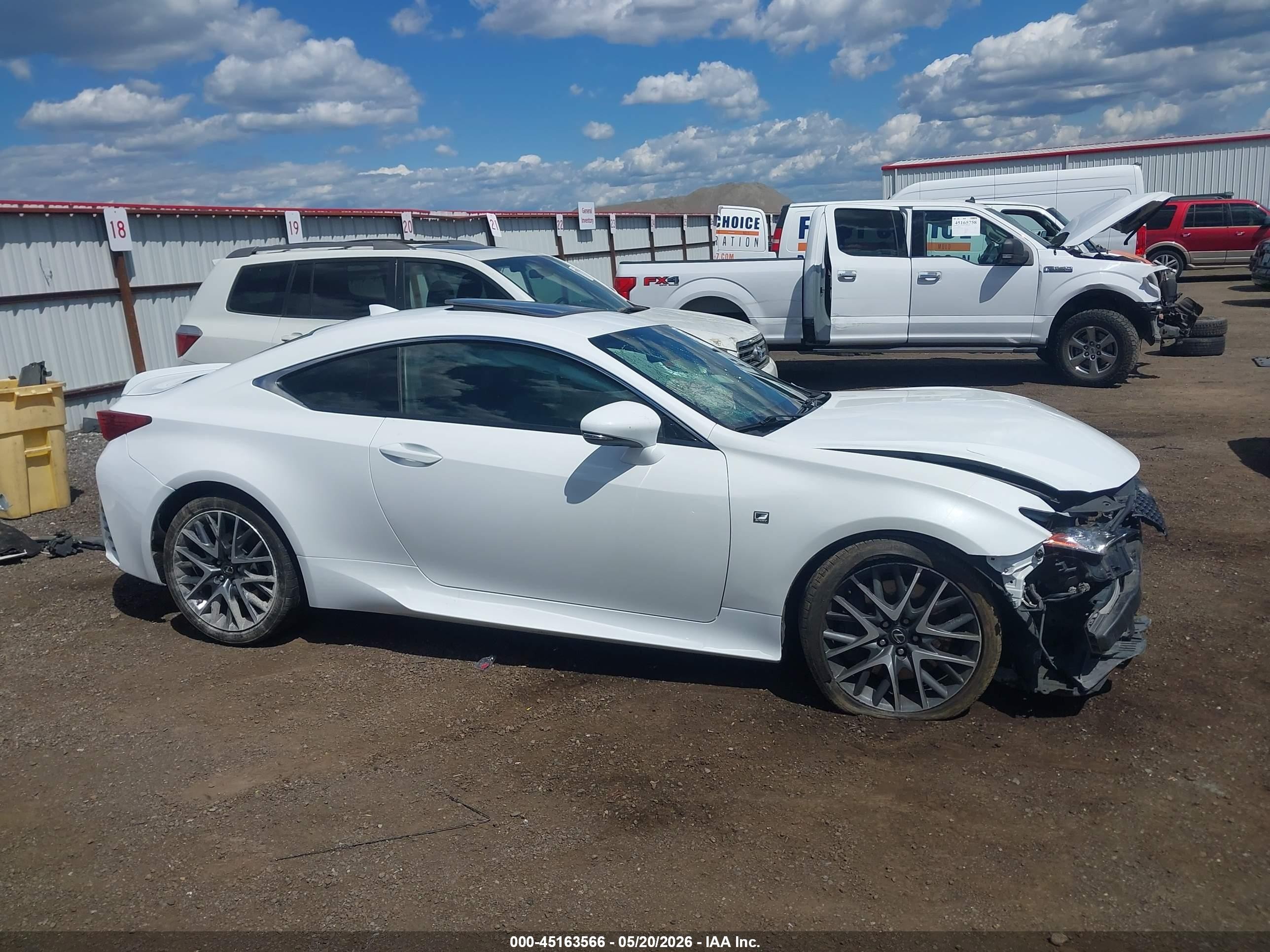 2015 Lexus Rc 350   White vin: JTHHE5BC0F5009073
