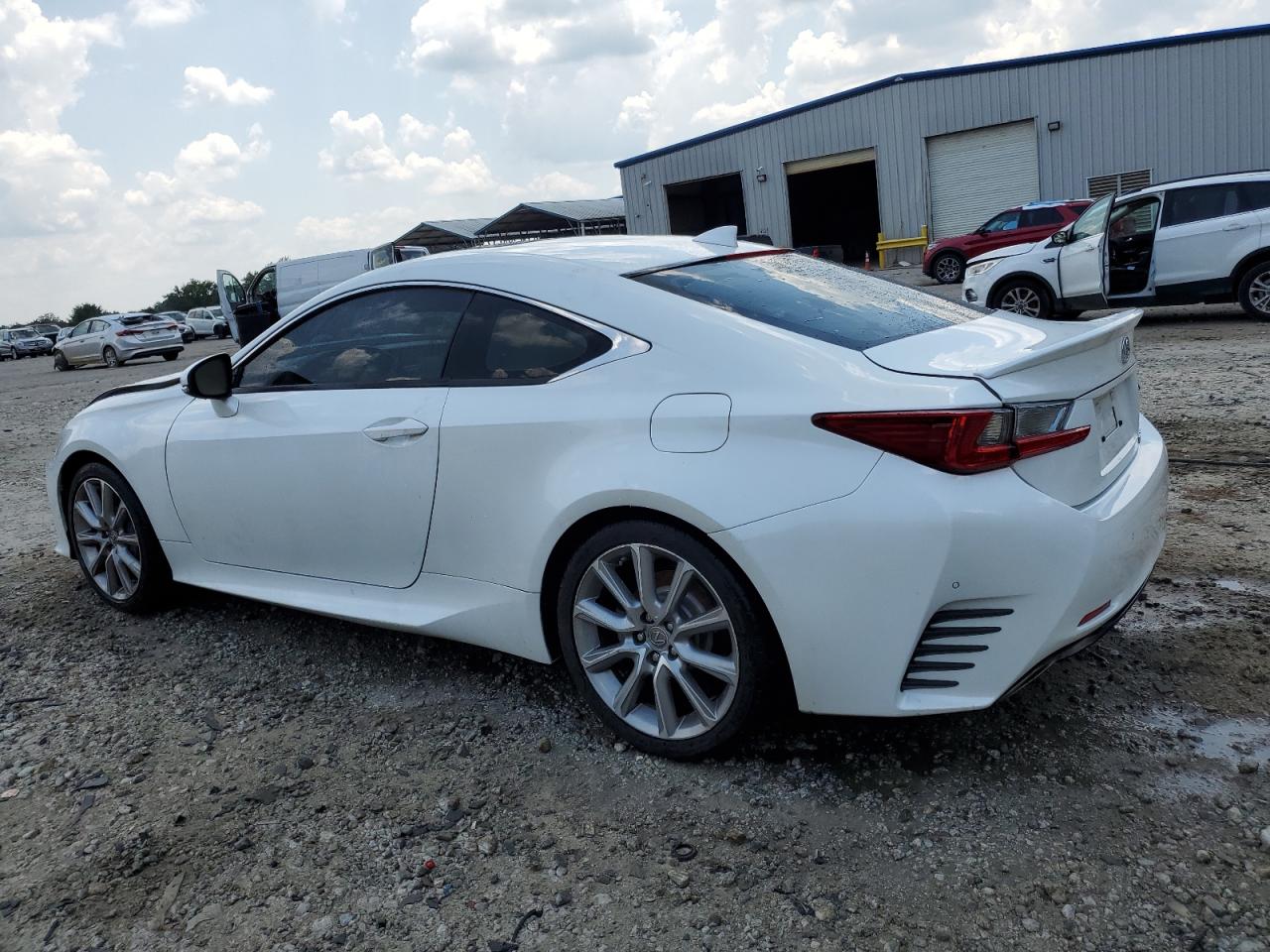 2015 Lexus Rc 350   White vin: JTHHE5BC1F5000799