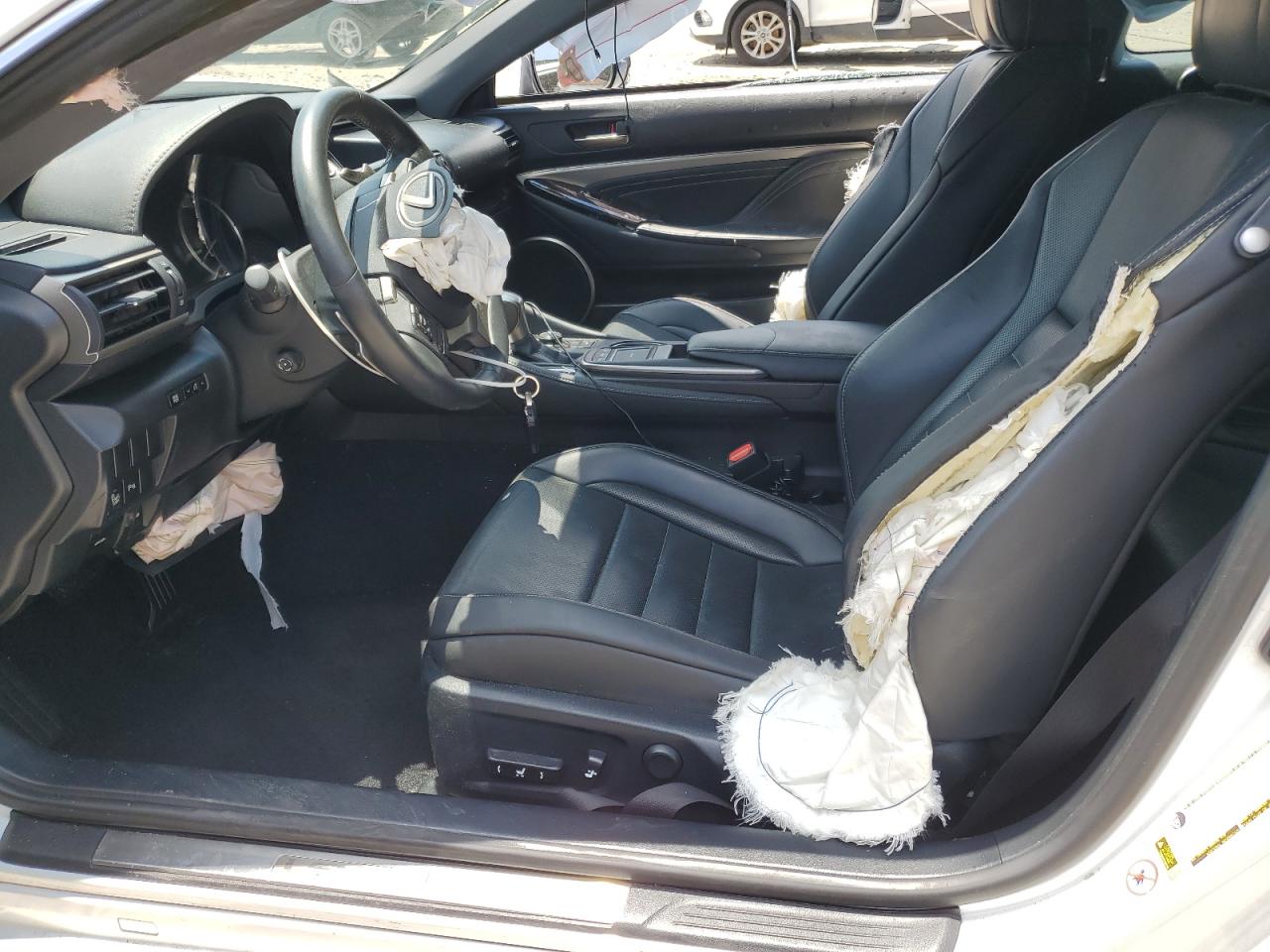 2015 Lexus Rc 350   White vin: JTHHE5BC1F5000799