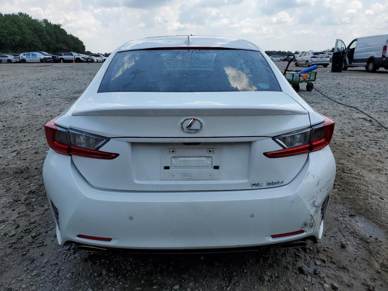 2015 Lexus Rc 350   White vin: JTHHE5BC1F5000799