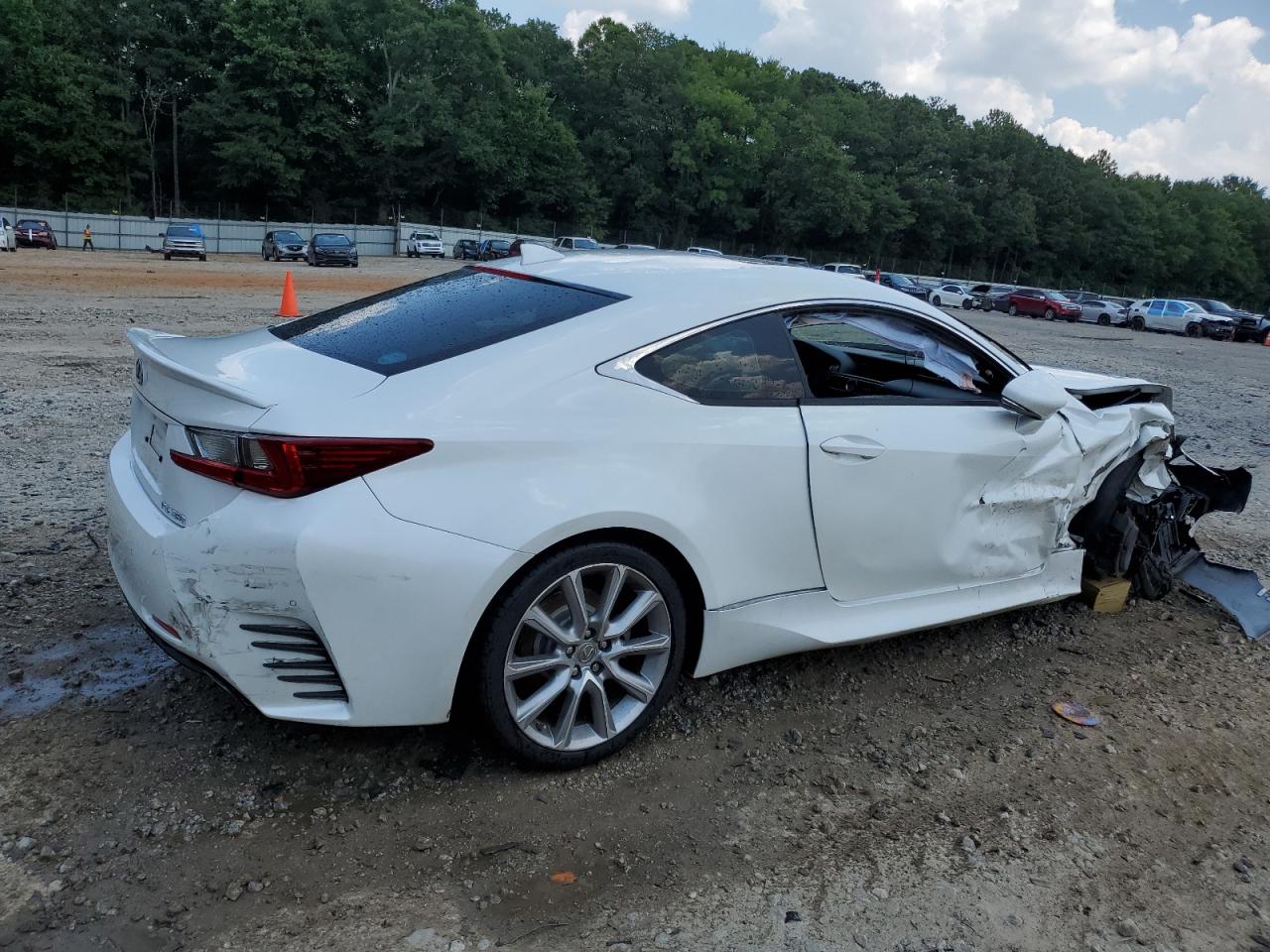 2015 Lexus Rc 350   White vin: JTHHE5BC1F5000799