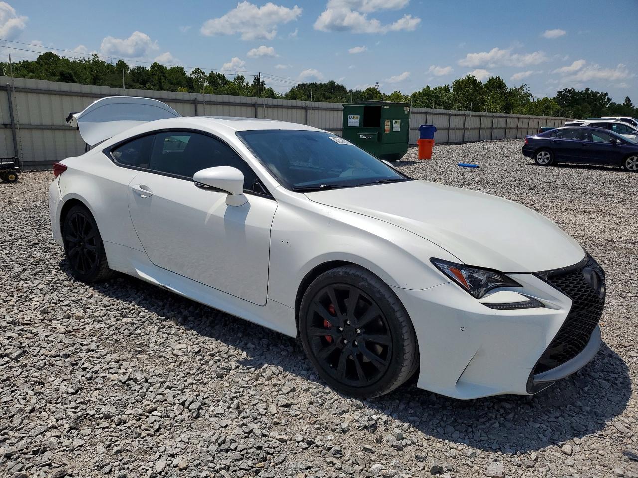 2015 Lexus Rc 350 White vin: JTHHE5BC1F5000799