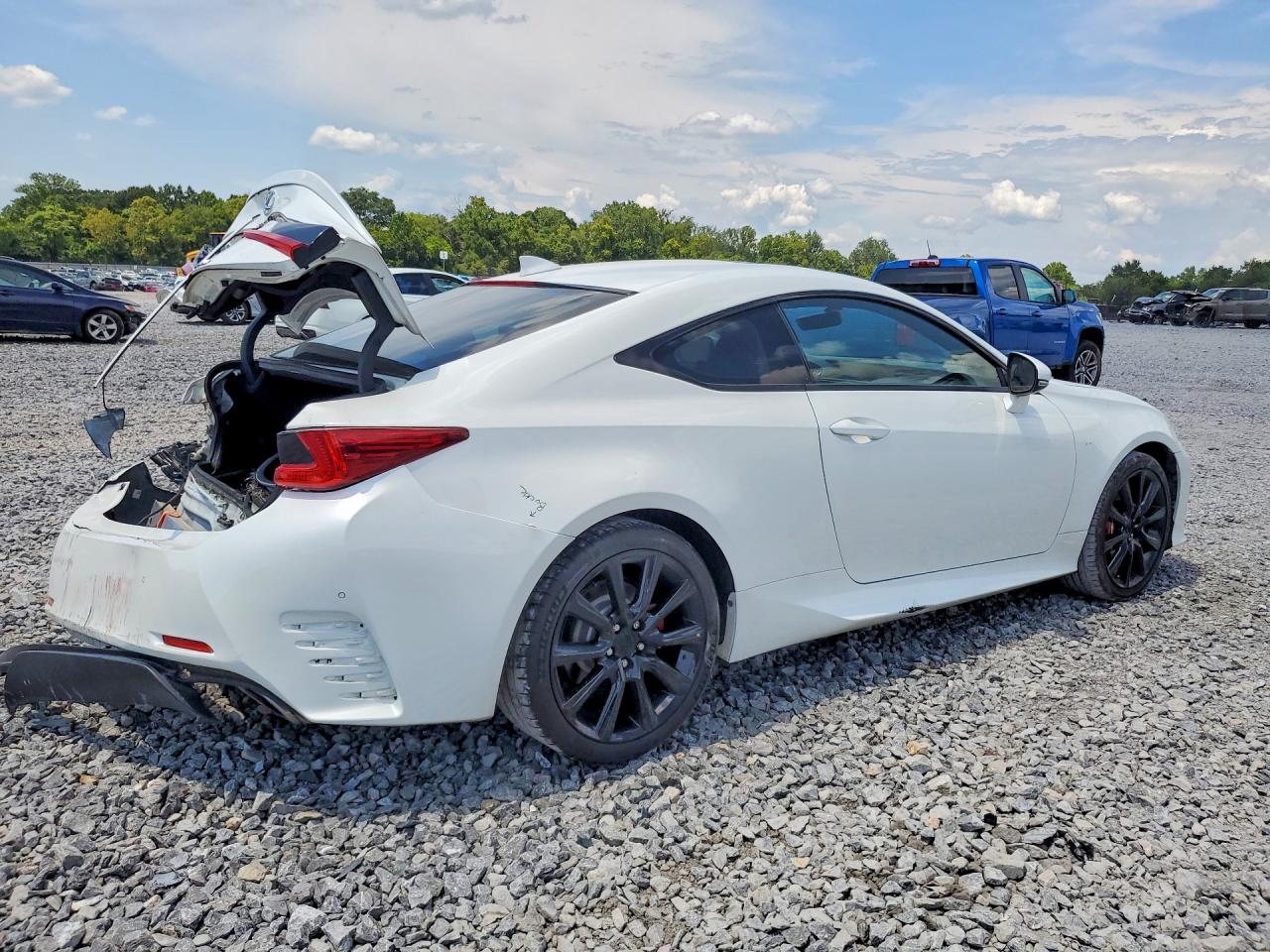 2015 Lexus Rc 350 White vin: JTHHE5BC1F5000799