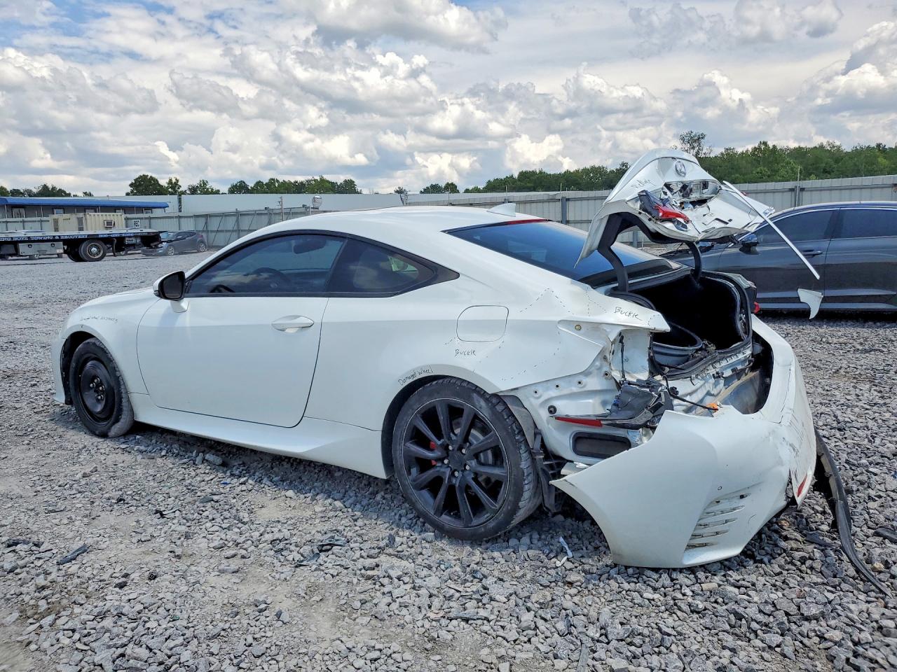 2015 Lexus Rc 350 White vin: JTHHE5BC1F5000799