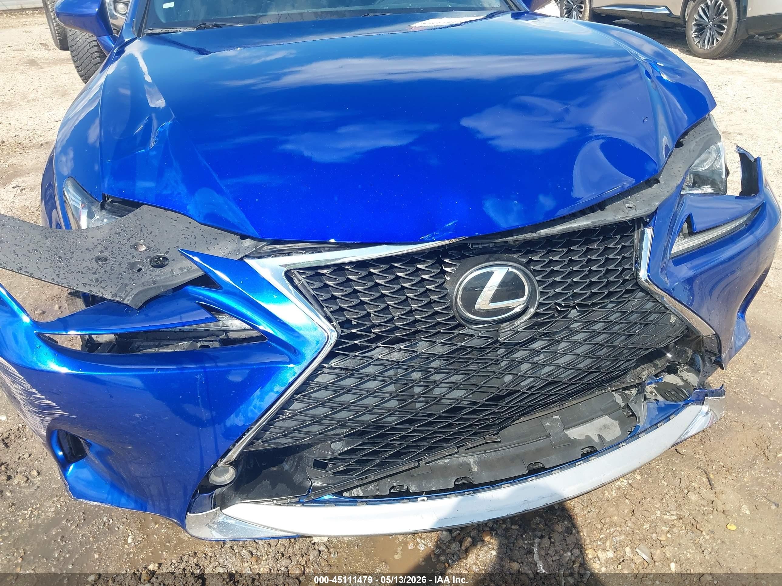2015 Lexus Rc 350   Blue vin: JTHHE5BC1F5006280