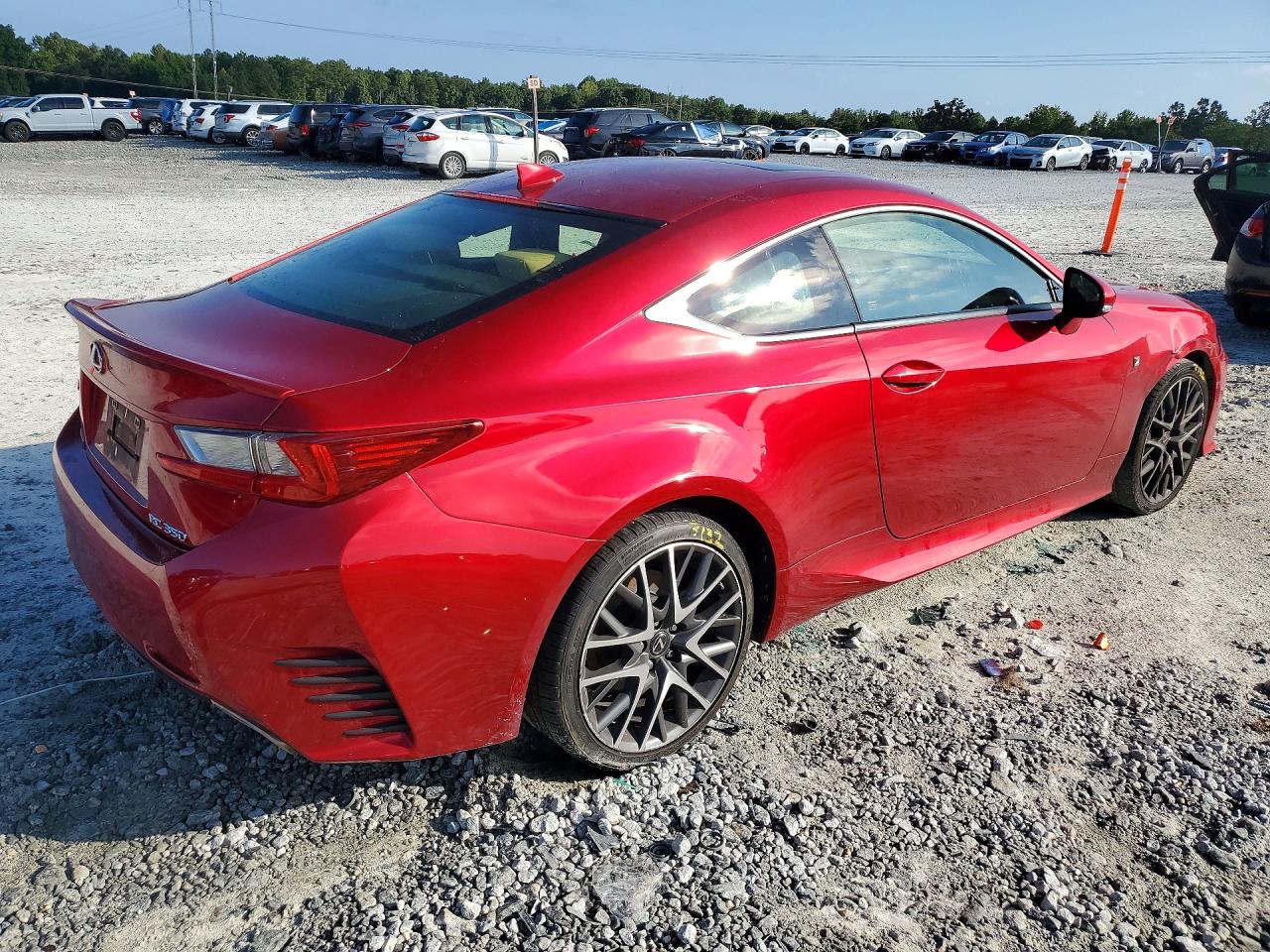 2017 Lexus Rc 350 Красный vin: JTHHE5BC1H5016584