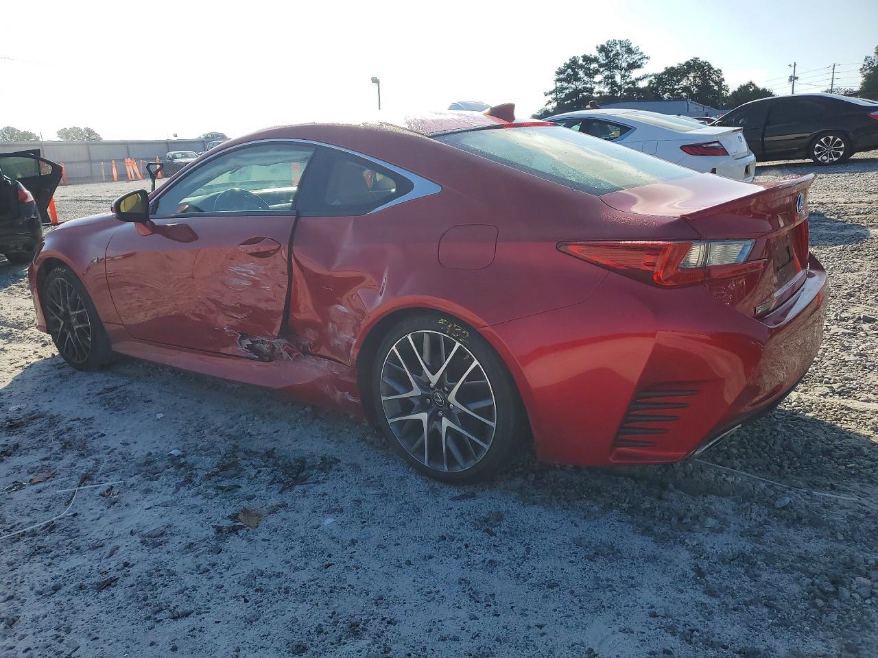 2017 Lexus Rc 350 Красный vin: JTHHE5BC1H5016584