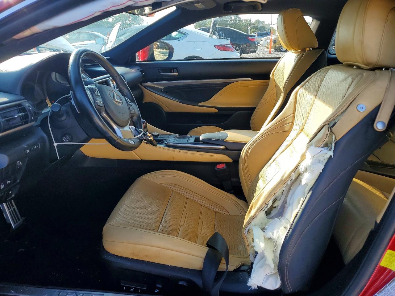 2017 Lexus Rc 350 Красный vin: JTHHE5BC1H5016584