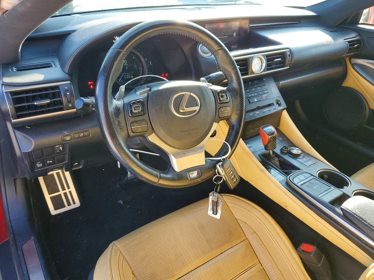 2017 Lexus Rc 350 Красный vin: JTHHE5BC1H5016584