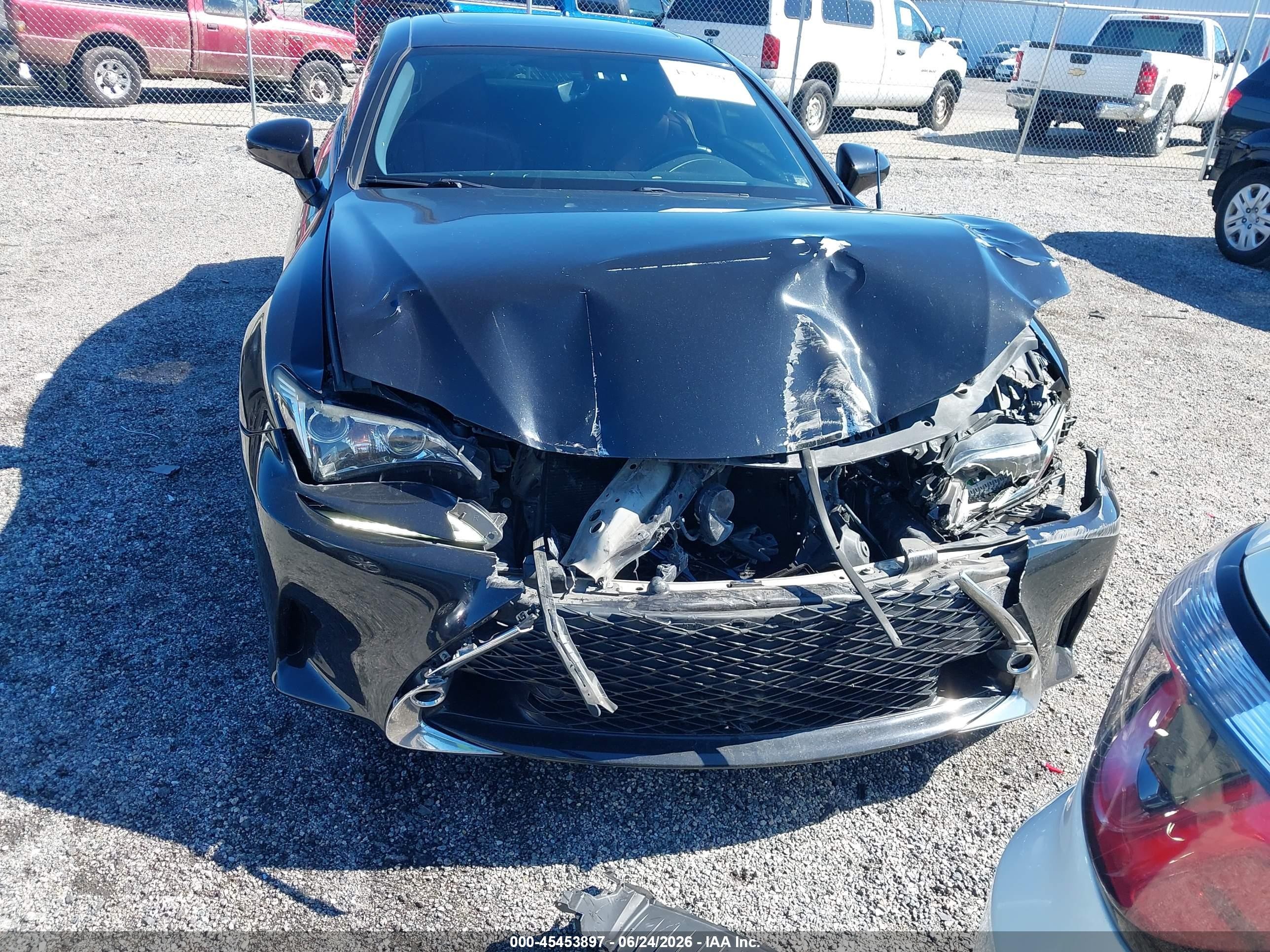 2015 Lexus Rc 350   Черный vin: JTHHE5BC2F5008751