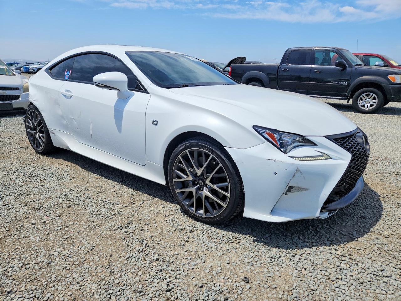 2015 Lexus Rc 350 White vin: JTHHE5BC3F5007723