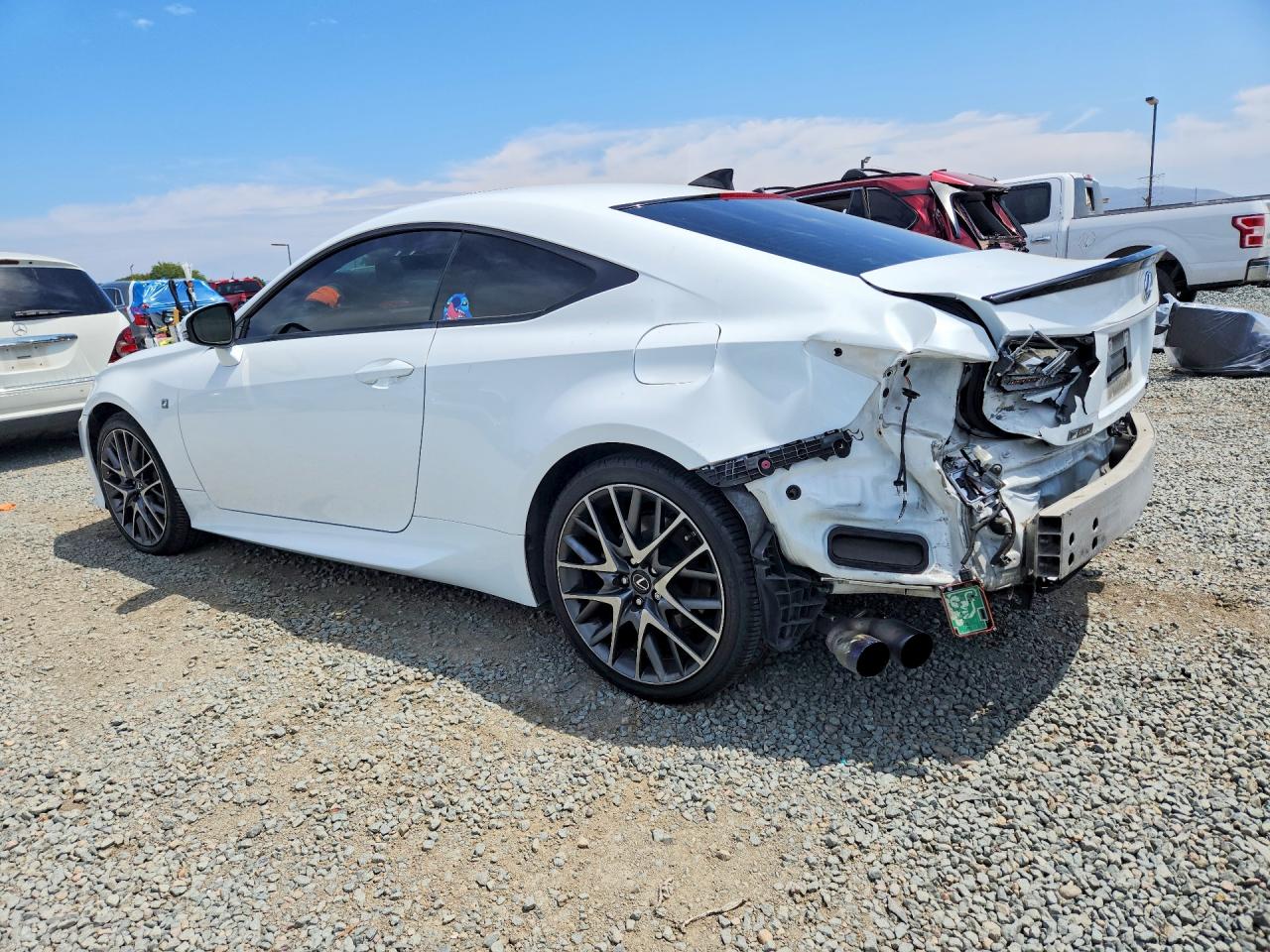 2015 Lexus Rc 350 White vin: JTHHE5BC3F5007723