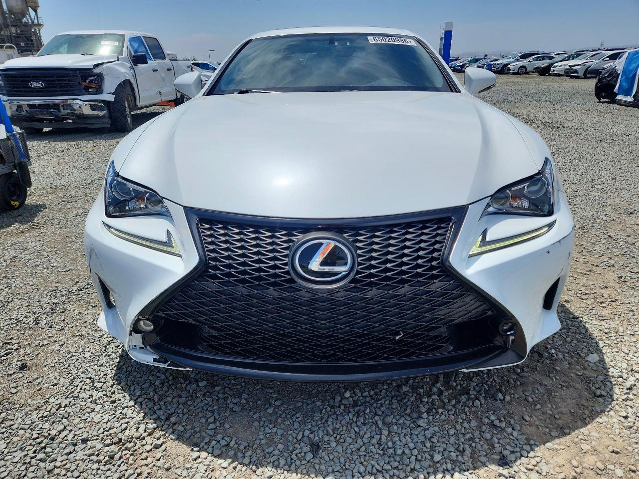 2015 Lexus Rc 350 White vin: JTHHE5BC3F5007723