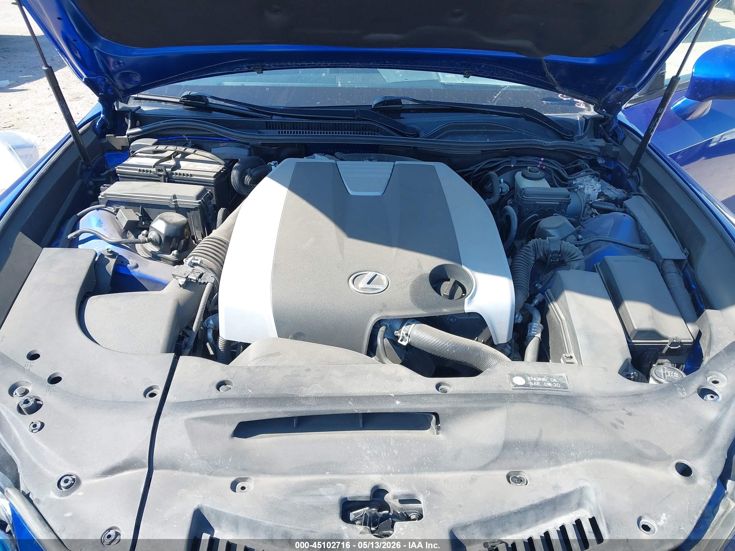 2015 Lexus Rc 350   Blue vin: JTHHE5BC3F5008841