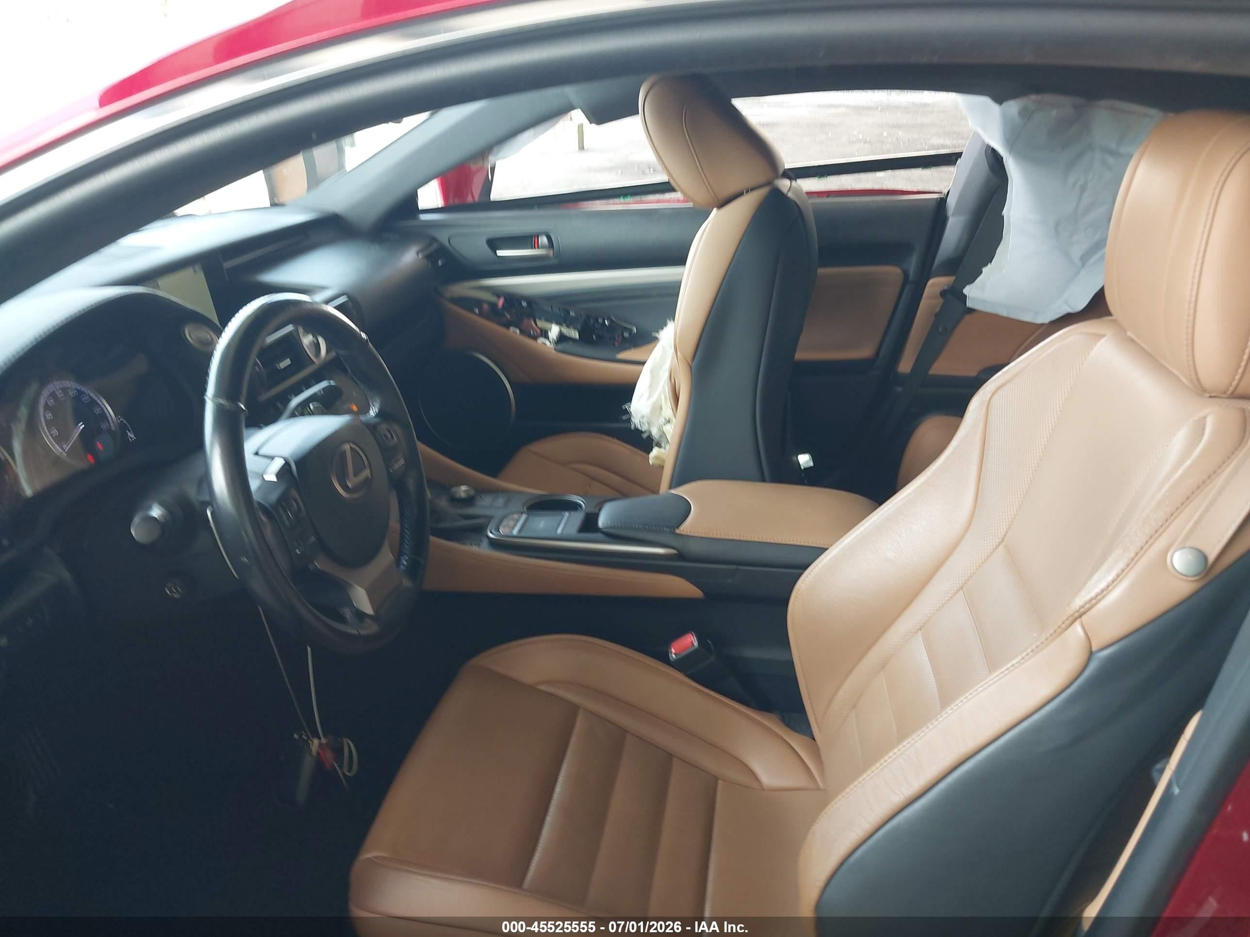 2015 Lexus Rc 350   Red vin: JTHHE5BC3F5009892