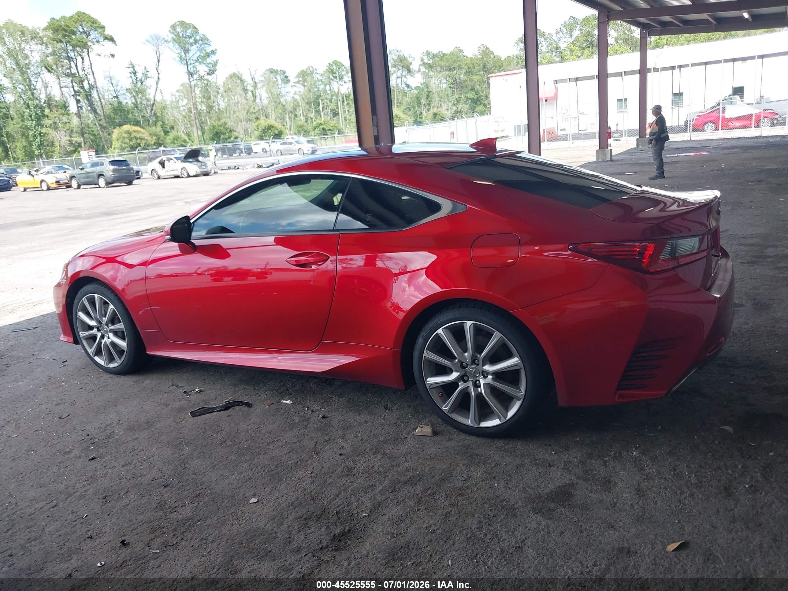 2015 Lexus Rc 350   Red vin: JTHHE5BC3F5009892