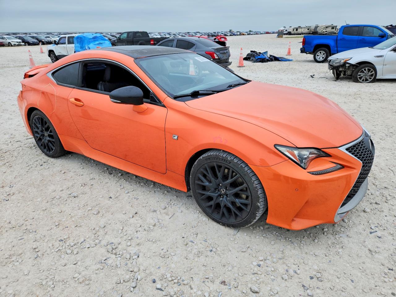 2015 Lexus Rc 350 Оранжевый vin: JTHHE5BC4F5006550