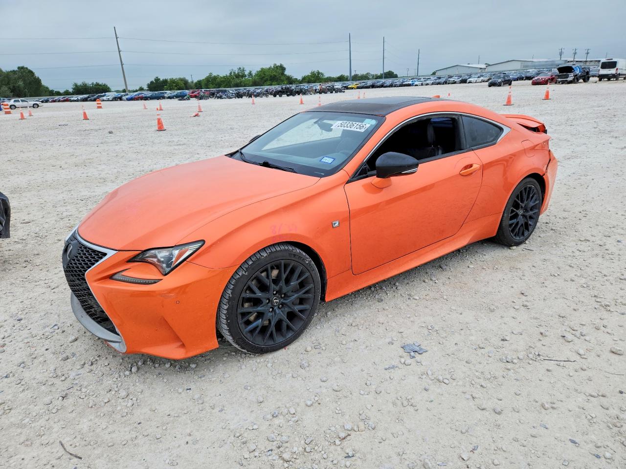 2015 Lexus Rc 350 Оранжевый vin: JTHHE5BC4F5006550