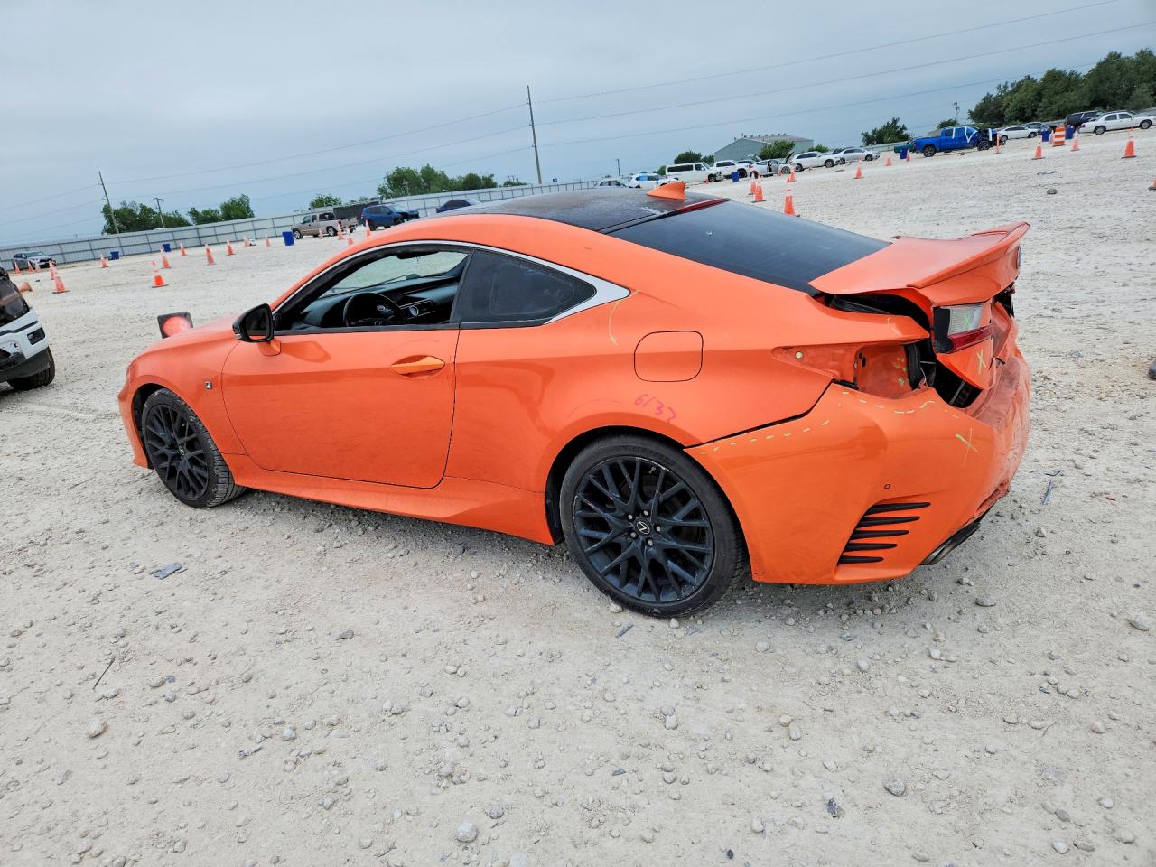 2015 Lexus Rc 350 Оранжевый vin: JTHHE5BC4F5006550