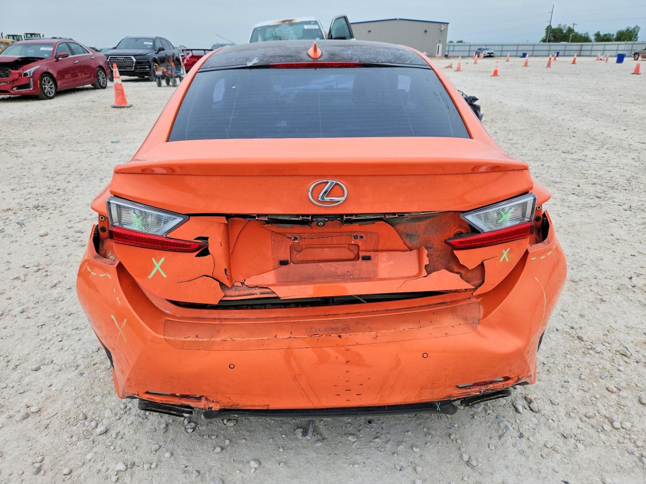 2015 Lexus Rc 350 Оранжевый vin: JTHHE5BC4F5006550